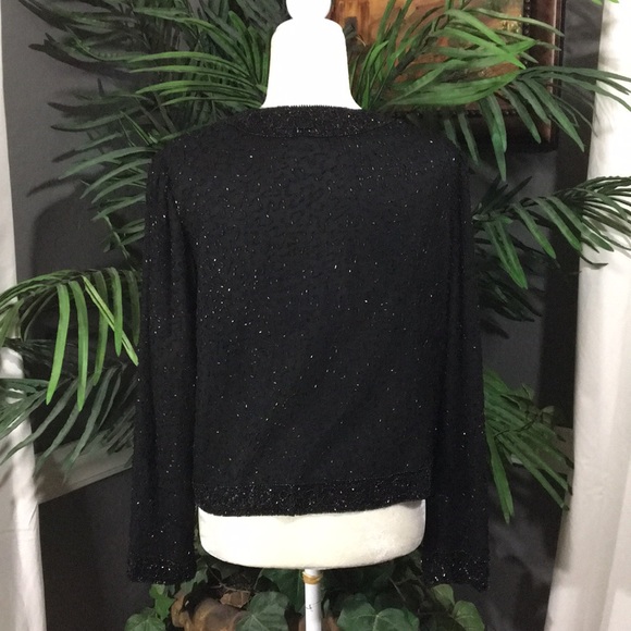 Dressy silk jacket - beaded - Picture 2 of 4